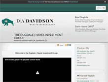 Tablet Screenshot of dugdalehayes.com